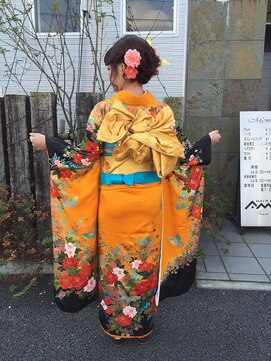 アムズヘアーファム 成人式　着付