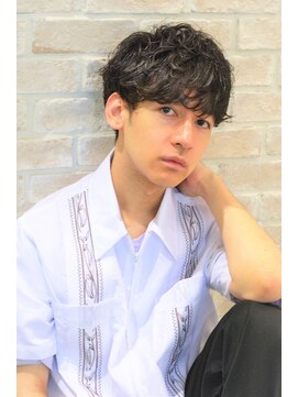 美容室ピュール(PUUR) スパイラルパーマ×マッシュ/ツイストスパイラル/くせ毛風パーマ