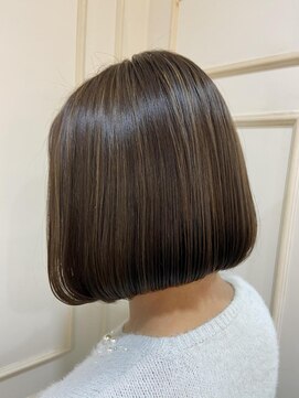 クロップ エス 湘南辻堂(crop es) 【cropes辻堂 斉藤】シフォンベージュ×ハイライト