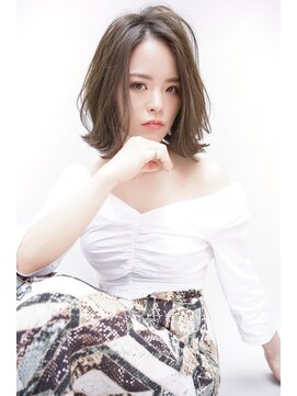 レスピア 銀座(Respia) 外ハネ ハイライト ボブ【銀座】30代40代