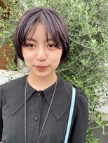 シーク(CEEK NO.4)&nbsp;くすみグレープ＋ショートボブ