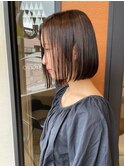 くすみブルー アッシュ