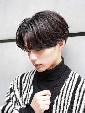 メンズヘアセンス 渋谷(MEN'S HAIR SENSE) 【SENSE渋谷】毛流れハンサムショート　センターパート