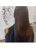 “髪質改善ストレート【縮毛矯正】うるツヤトリートメント”中西