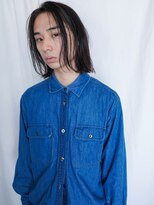 メンズロング/表参道メンズカット/センターパート/眉カット/20代