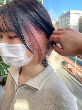 グーフィートーキョー 銀座(Goofy Tokyo) 春のイヤリングカラー/アイスコーラルピンク/インナーカラー673