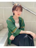 前髪薄めショート