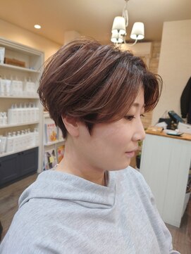 ミエル(miel) 刈り上げハンサムショート