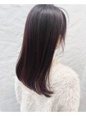 [CAMON. ]#カシスグレージュ#ワンレンセミロング#髪質改善