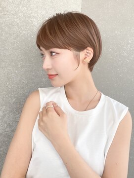 ロンド レグリーズ 立川(Lond leglise) ショート×顔周り×前髪×シルキーベージュ×グレージュカラー