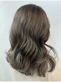 透明感オリーブブラウン
