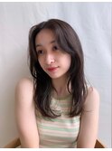\顔周りレイヤー小顔ロング/カット×髪質改善トリートメント