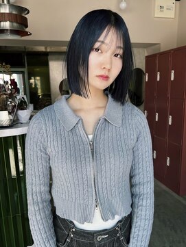 クペウ アエレ(cope'u aele) ボブ/ダブルカラー/ケアブリーチ/ブロンド/梅田/大阪