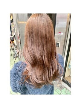 アメリ ココロ 南森町店(Ameri cocoro.) 【レッドベージュ/セミロング/似合わせボブ】#Ameri  #南森町