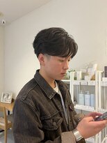 ヘアデザイン ジル(Jill)&nbsp;ニュアンスパーマ/センターパート