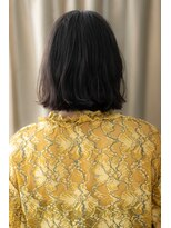 カバーヘア ブリス 北浦和(COVER HAIR bliss)&nbsp;バレイヤージュ外ハネくびれボブパーマTb7北浦和20代30代40代