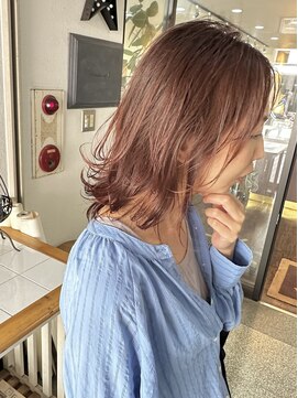 ヘアアンドスペース ベロン(hair&space velon) コーラルピンク