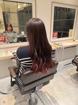 バサ 鷺ノ宮店(BASSA) 【スタイル】エンドカラー×ワインレッド