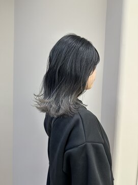 リリアン(rilliant U’s brilliant) 裾カラー☆シルバーアッシュ☆