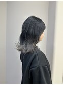 裾カラー☆シルバーアッシュ☆