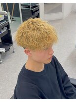 ブライト(BRIGHT)&nbsp;マッシュブリーチパーマ波巻きスパイラルパーマ