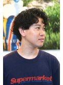 【30代メンズ人気No.1】清潔感×大人の色気◎ナチュラルパーマ