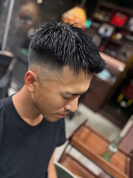 スリーセント 栄(3/cent) フェードショート