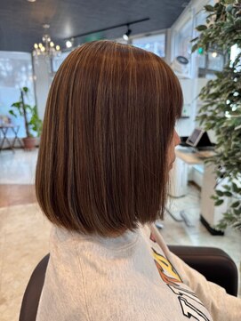 ヘアーアンドビューティーガーデン(HAIR AND BEAUTY GARDEN) 大人ショートボブヘアくびれショートヘア白髪染めグレイカラー