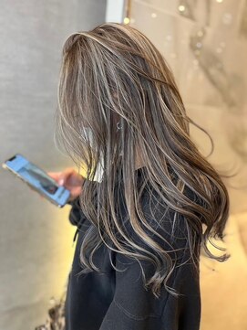 リゲルバイキング(Rigel by KING) ハイライトMIXエクステ×立体感ロング