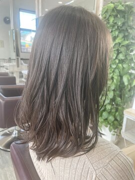 ブレスバイファースト 富谷店(Breath by first) アッシュグレージュ＆ロング