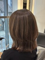 エアー 銀座タワー(AIR)&nbsp;白髪ぼかしハイライト　くびれヘア　AIR銀座タワー　藤本麻衣