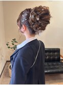 卒業式ヘアセット