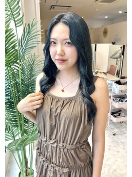 ヴィア 京都烏丸(Via) 韓国系カラー/透明感カラー/ブルーブラック/ヨシンモリ/韓国巻き