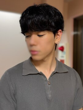 ルク(LUC) シャドウパーマ 曲がる縮毛矯正 ニュアンスパーマ ダウンパーマ