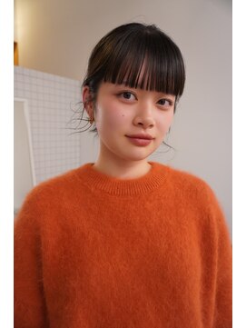 ぱっつんワイドバング．