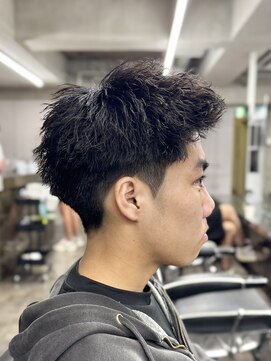 ニコ トウキョウ ロジック(nico TOKYO Logic) 刈り上げアップバングスパイキーショートパーマスパイラルパーマ