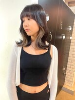 サクラ オモテサンドウ(SAKURA) ナチュラルなイヤリングカラー/髪質改善/ダブルカラー