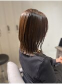 レイヤーボブ/髪質改善/ベージュカラー