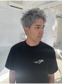 MEN’S HAIR/サーフカール/刈り上げセンターパート/宜野湾