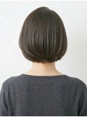 大人女性の上品丸みボブ【耳かけ小顔】