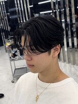 メンズヘアセンス 渋谷(MEN'S HAIR SENSE)&nbsp;ニュアンスパーマ/センターパート/メンズ/眉毛/フェザーパーマ