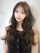 クム(kumu)&nbsp;前髪カット/ヘアセット/レイヤーカット/韓国ヘア/透明感カラー