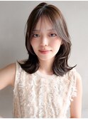 ツートンカラー艶感うる艶髪似合わせカットモテ髪うるツヤ