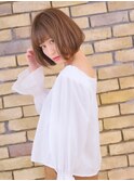 ゆる前下がりショート