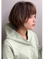 ブラウヘアアンドケア(care)&nbsp;横顔美シルエットショートボブ