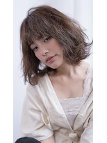 ガーランドウメダ(Garland umeda)&nbsp;肩上ボブ×ローレイヤー×シアーベージュ2