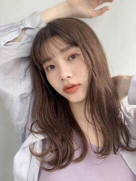 ガーデントウキョウ(GARDEN Tokyo) 【GARDEN武田美奈】艶感ラベージュ×シースルーバング