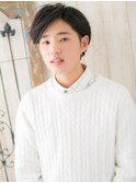 コンマバング×ダークアッシュショートマッシュC