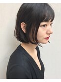 『真通知弘』黒髪ボブでも軽やかに見える、髪質改善ボブ。