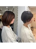 頭の形が良くなって、小顔に見えるショートヘア！